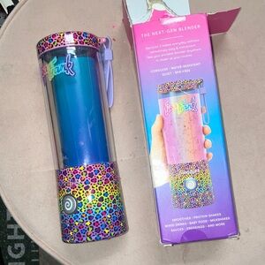 Lisa frank Leopard Print Portable Blender never used